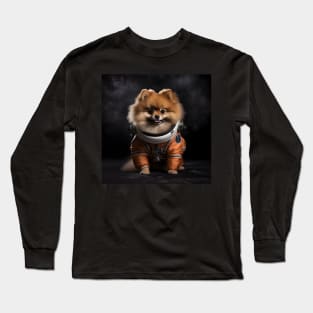 Astro Dog - Pomeranian Long Sleeve T-Shirt